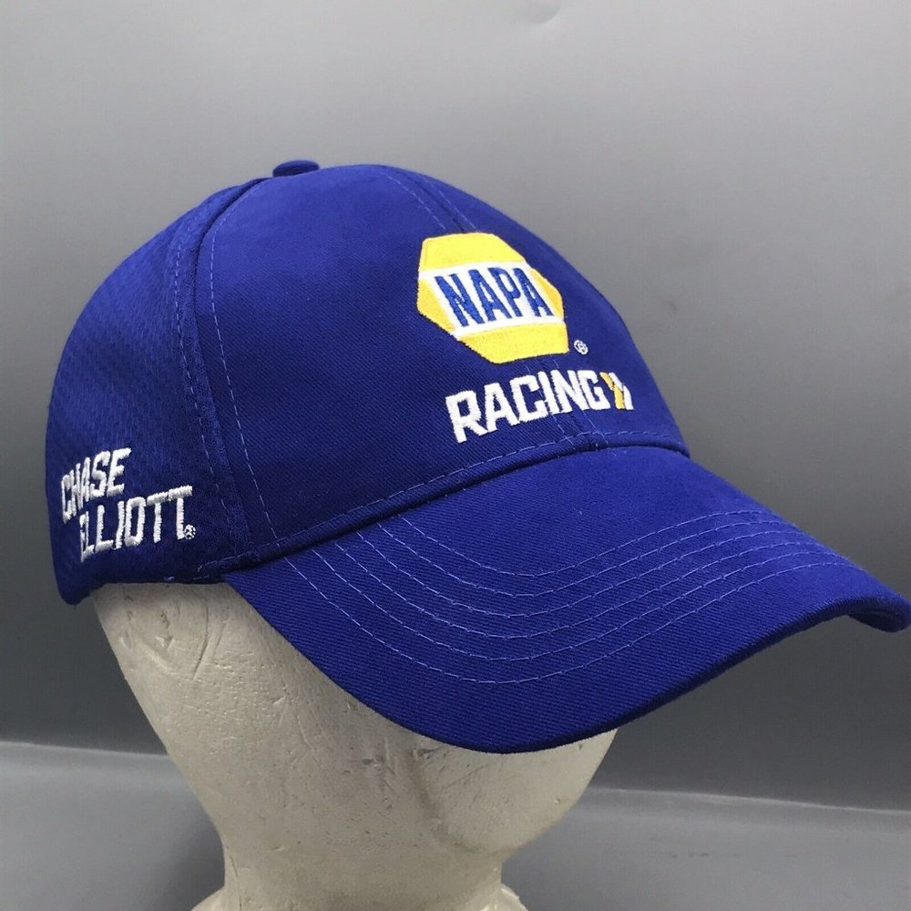 NASCAR NAPA Racing #9 Chase Elliott Blue Cap Hat Adjustable Strap Hendricks EUC
